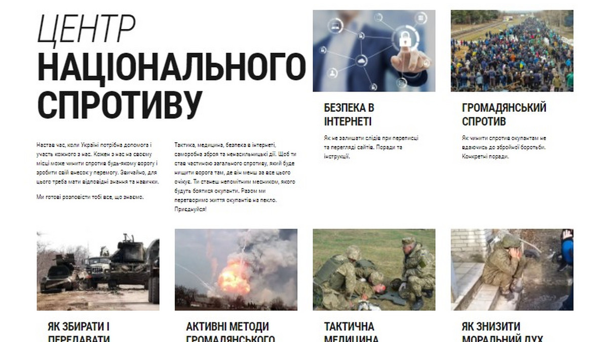 Inwazja Rosji na Ukrainę. Ukraińcy uczą sabotażu i dywersji w internecie