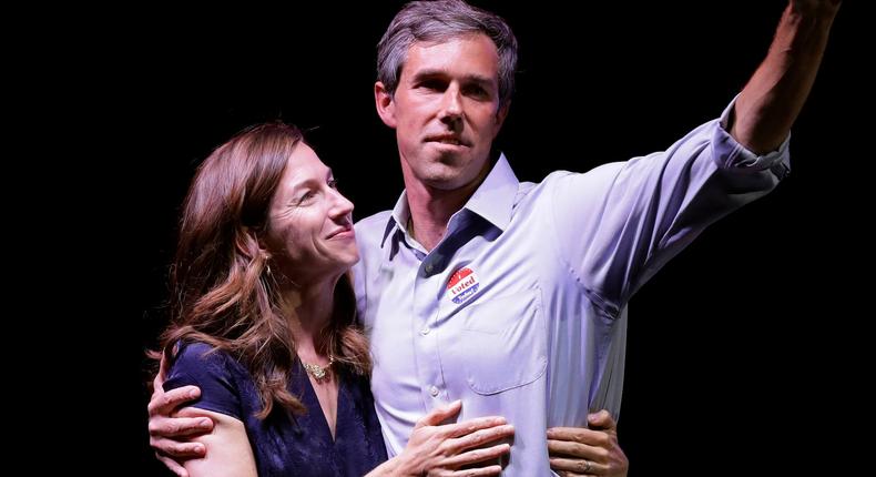 Beto and Amy O'Rourke