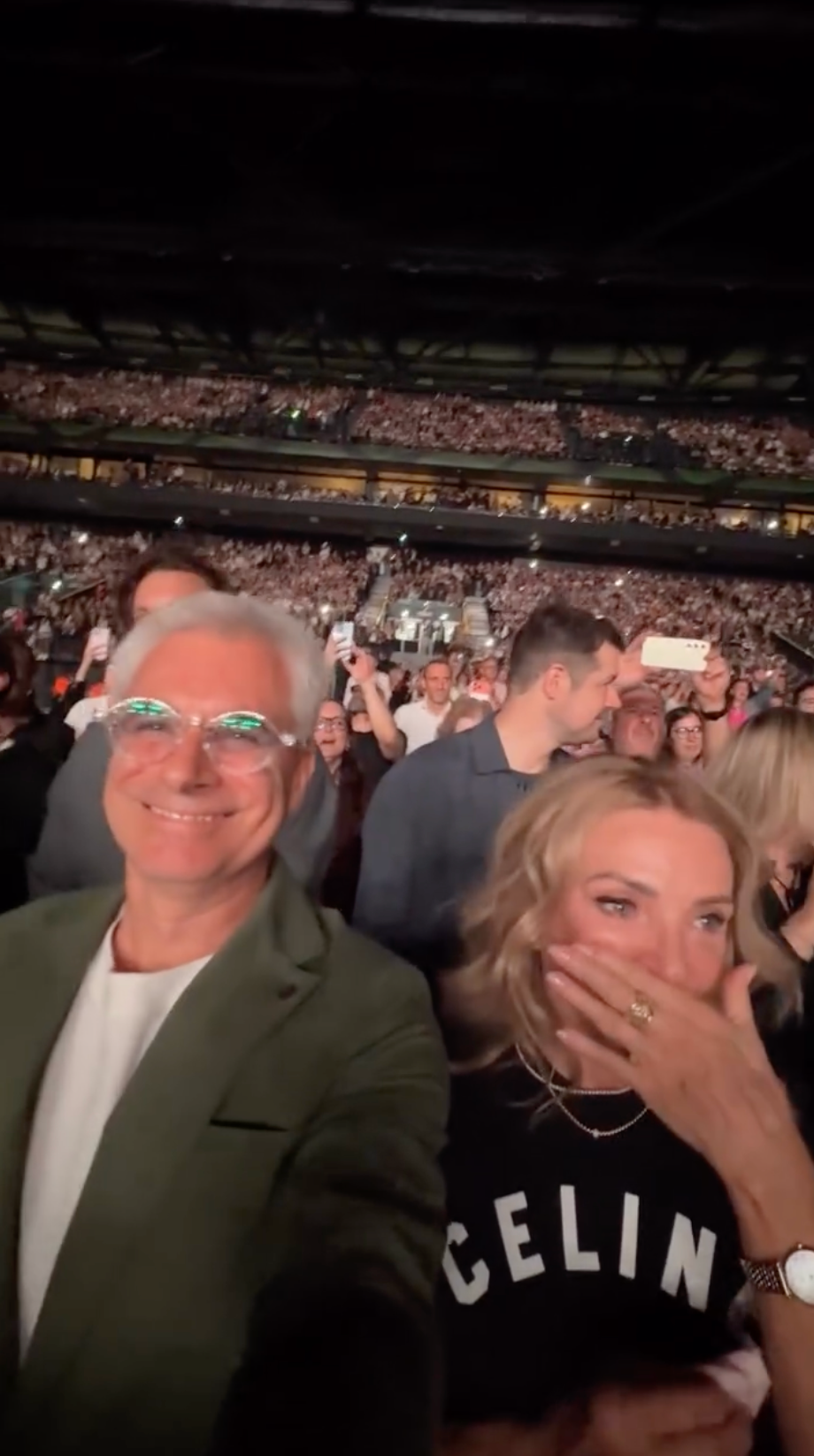Zdena Studenková a Branislav Kostka na koncerte Céline Dion.
