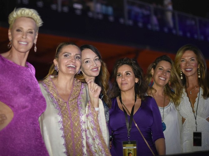 Ana Antić u sjajnom društvu u julu ove godine u Marbelji (tu je i Brigit Nilsen)