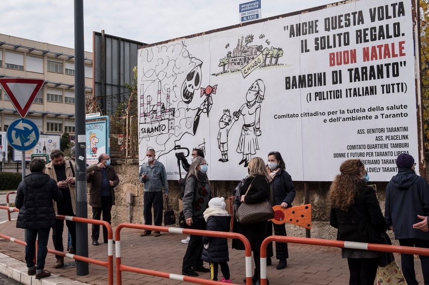 Protest protiv čeličane u Tarantu 