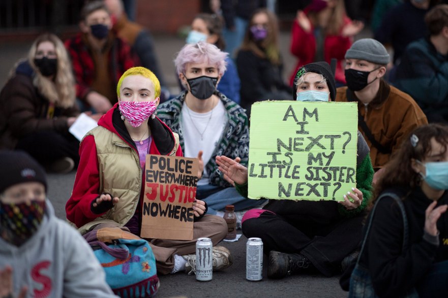 Protest kobiet w Wielkiej Brytanii, po brutalnym morderstwie 33-letniej kobiety