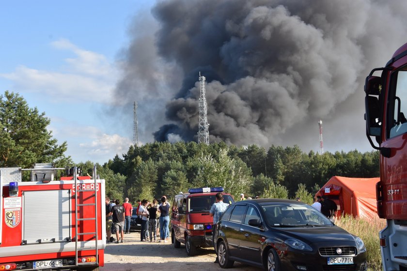 Pożar na Dolnym Śląsku. Płonie składowisko odpadów