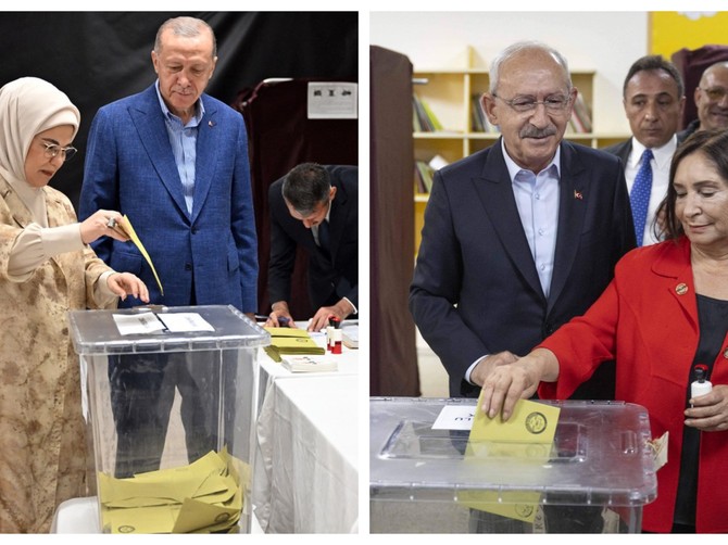 Emina Erdogan i Redžep Tajip Erdogan, Selvi Kilidždaroglu i Kemal  Kilidždaroglu danas na izborima