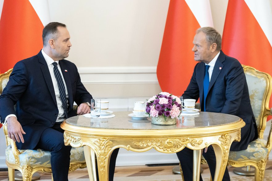 Prezydent Karol Nawrocki i premier Donald Tusk