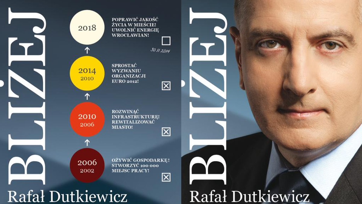 "Bliżej" to hasło Rafała Dutkiewicza na ostatniej prostej kampanii przed decydującym starciem o prezydenturę we Wrocławiu. Dutkiewicz przekonuje, że przez najbliższe cztery lata chce poprawić jakość życia w mieście i uwolnić energię wrocławian.