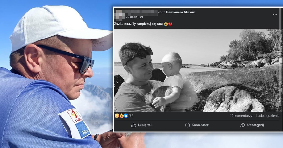 To kolejna tragedia w rodzinie. Najpierw Zuzia, teraz Damian. "Zaopiekuj się tatą"