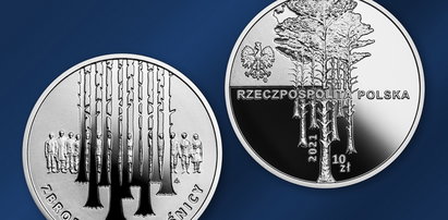 "Zbrodnia w Piaśnicy" - nowa moneta kolekcjonerska. NBP upamiętniło ofiary masowego mordu na Pomorzu