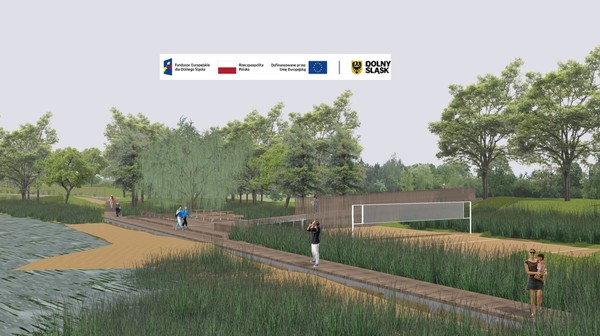 Park na Żernikach zyska m.in. plażę nad stawem