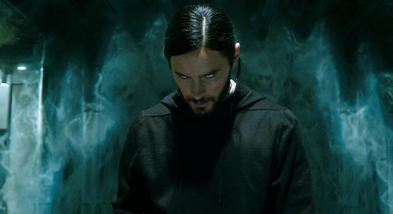 Jared Leto as Michael Morbius in Morbius.Courtesy of Sony Pictures