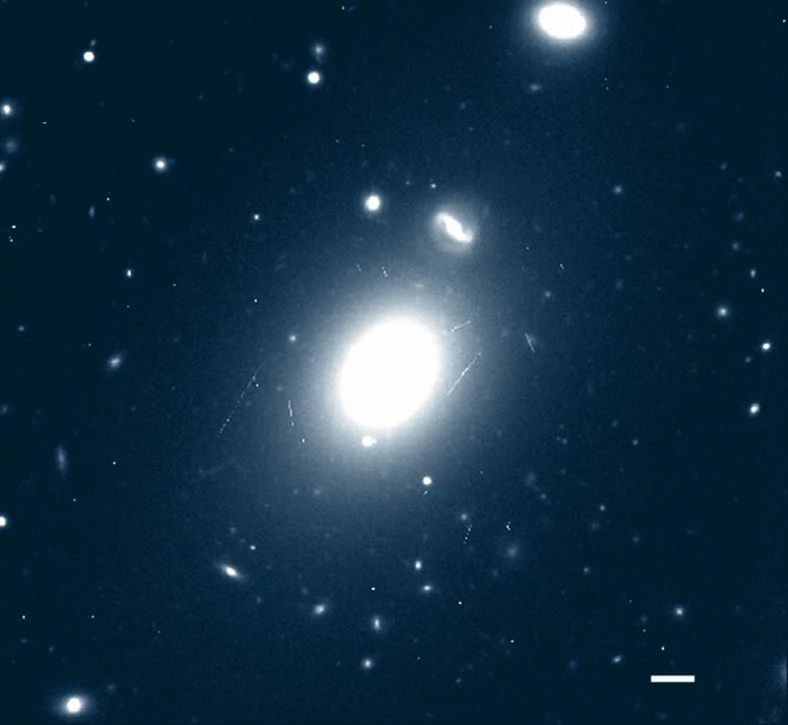Galaktyka Holmberg 15A to obiekt w centrum powyższego zdjęcia