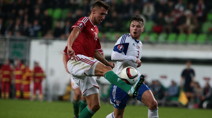 Priskin Tamás, a válogatott erőssége a Videotonban futballozhat/Fotó: Isza Ferenc