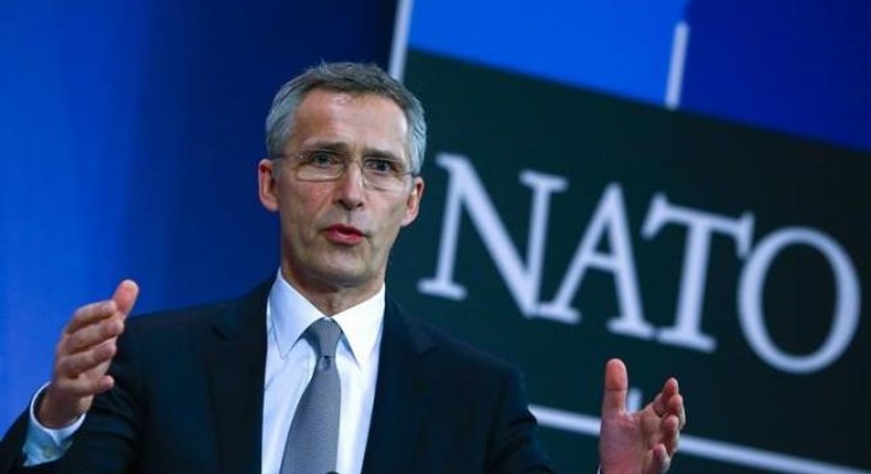 NATO chief says Russia must stop bombing rebel groups for peace to work