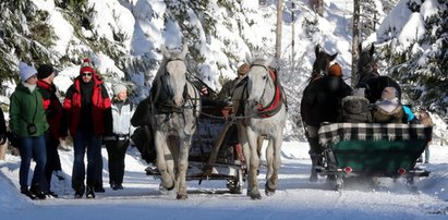 Dantejskie sceny nad Morskim Okiem. 300 osób walczyło o wejście do sań