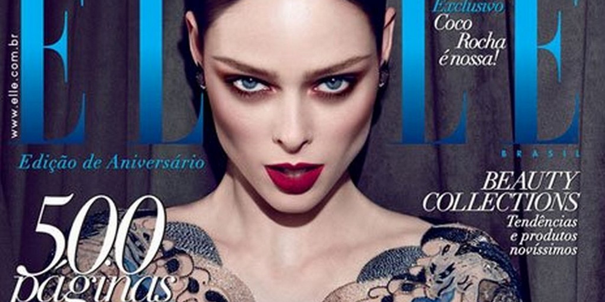 Coco Rocha Elle Brasil maj 2012