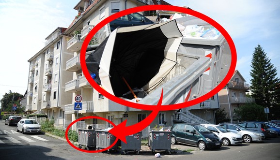 Majka Mirjana živi u zgradi ispred koje se nalazi kontejner u koji je tek rođenu bebu bacila