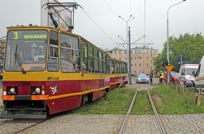 Katastrofa w Łodzi. Wykolejenie tramwaju MPK. Są ranni