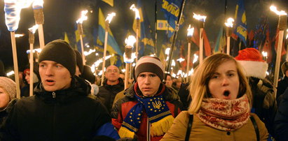 Ukraińcy wyszli na ulicę! Uczcili pamięć Bandery