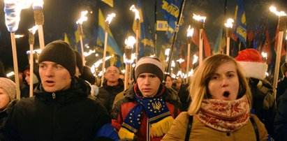 Ukraińcy wyszli na ulicę! Uczcili pamięć Bandery