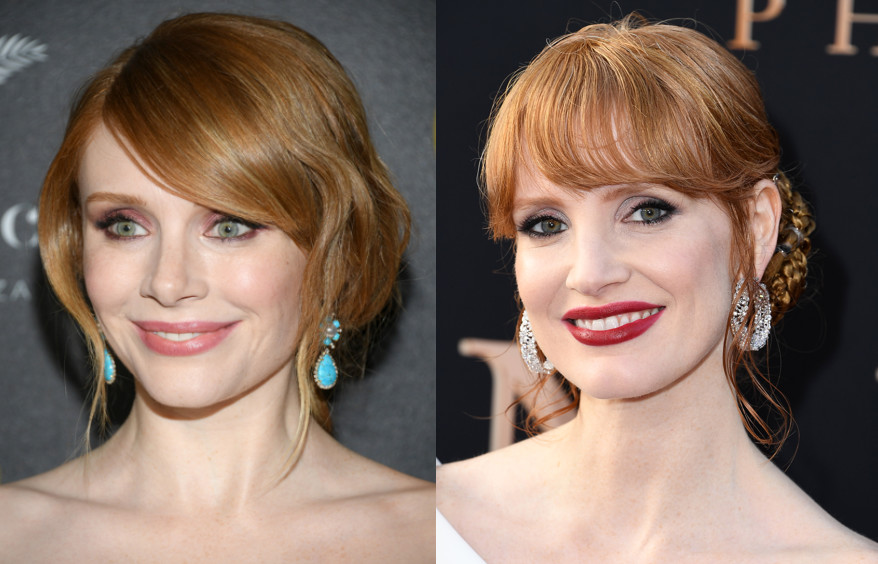 Actress Bryce Dallas i Jessica Chastain