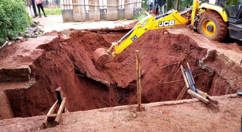 Pit latrine collapse in Tetu, Nyeri(Thika Town Today)