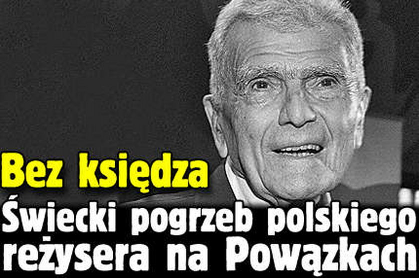 Bez księdza. Świecki pogrzeb polskiego reżysera na Powązkach