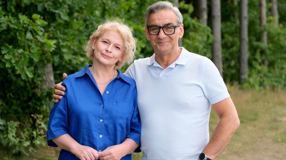 Dominika Ostałowska i Robert Gonera w serialu "M jak miłość"