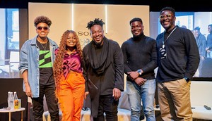 L - R: Adaora Mbelu (a.k.a Lumina), Tobi Ayeni (a.k.a Miss Techy), Daro Umaigba, Fisayo Fosudo, and Salem King