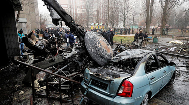 Kiderült, ki lesz az új belügyminiszter a szörnyű a helikopterszerencsétlenség után /Fotó: MTI/EPA/Szerhij Dolzsenko