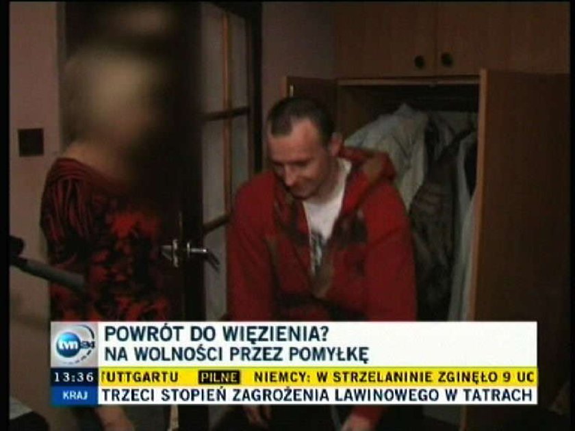 Siedzi w szafie zamiast w więzieniu