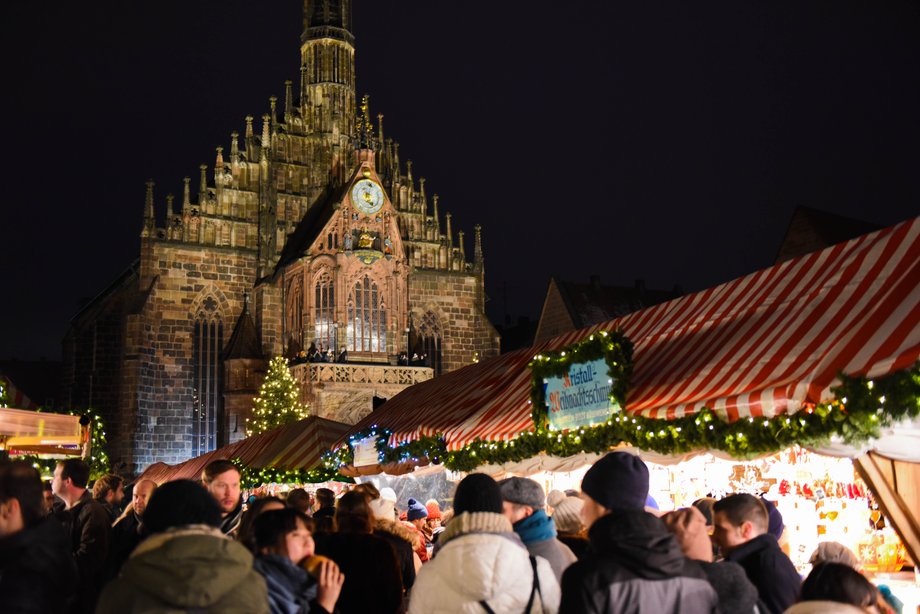 Christkindlesmarkt - jarmark bozonarodzeniowy w Norymberdze 