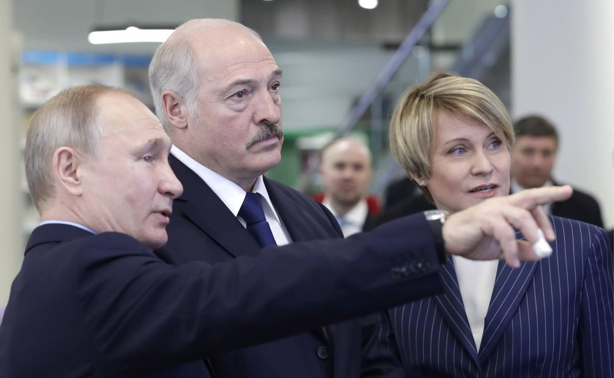 Władimir Putin i Alaksandr Łukaszenka