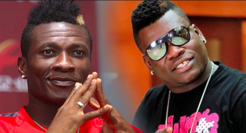 Asamoah Gyan and Castro