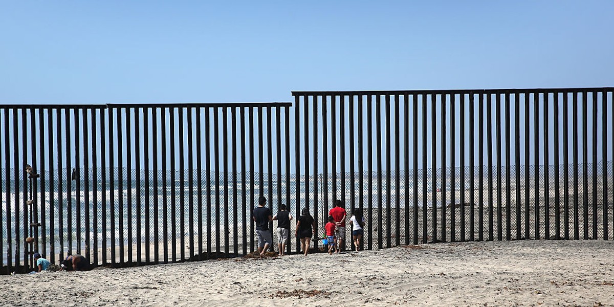 There’s a bi-national beach on the US-Mexico border where separated families meet — here’s what it looks like 