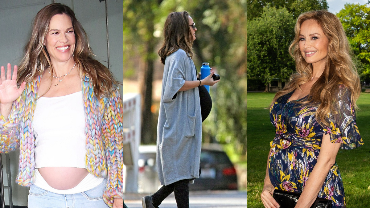 Hilary Swank, Natalie Portman aj Adrianu Sklenaříkovú spája to, že všetky rodili po 45tke. 