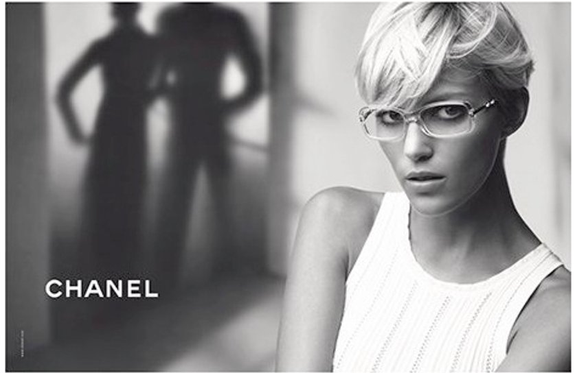 Anja Rubik okulary Chanel