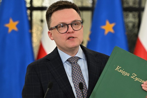 Marszałek Sejmu Szymon Hołownia