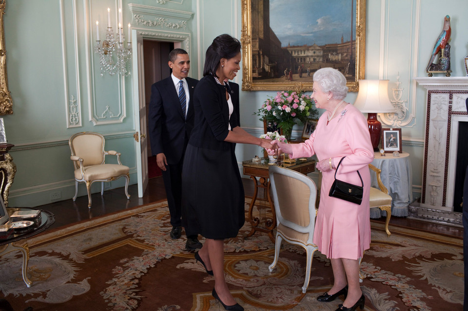 Michelle Obama i Elżbieta II