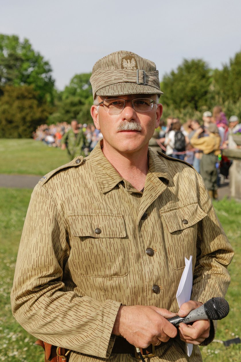 Cezary Szarugiewicz (52 l.) z fundacji Militarni Wrocław