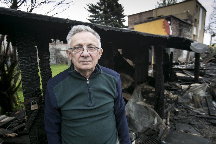 W pożarze stracił zakład. Razem z wnukiem chce go odbudować