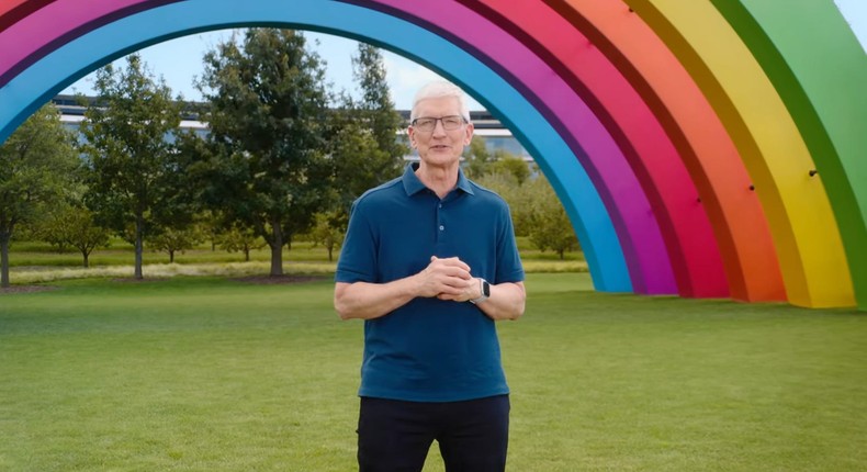 Apple CEO Tim Cook kicks things off.