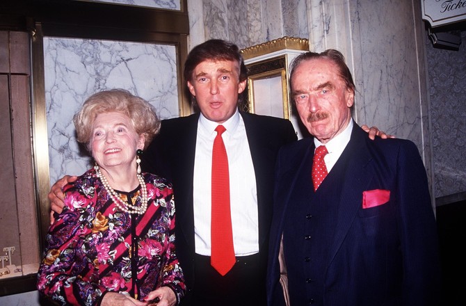 Donald Tramp sa roditeljima