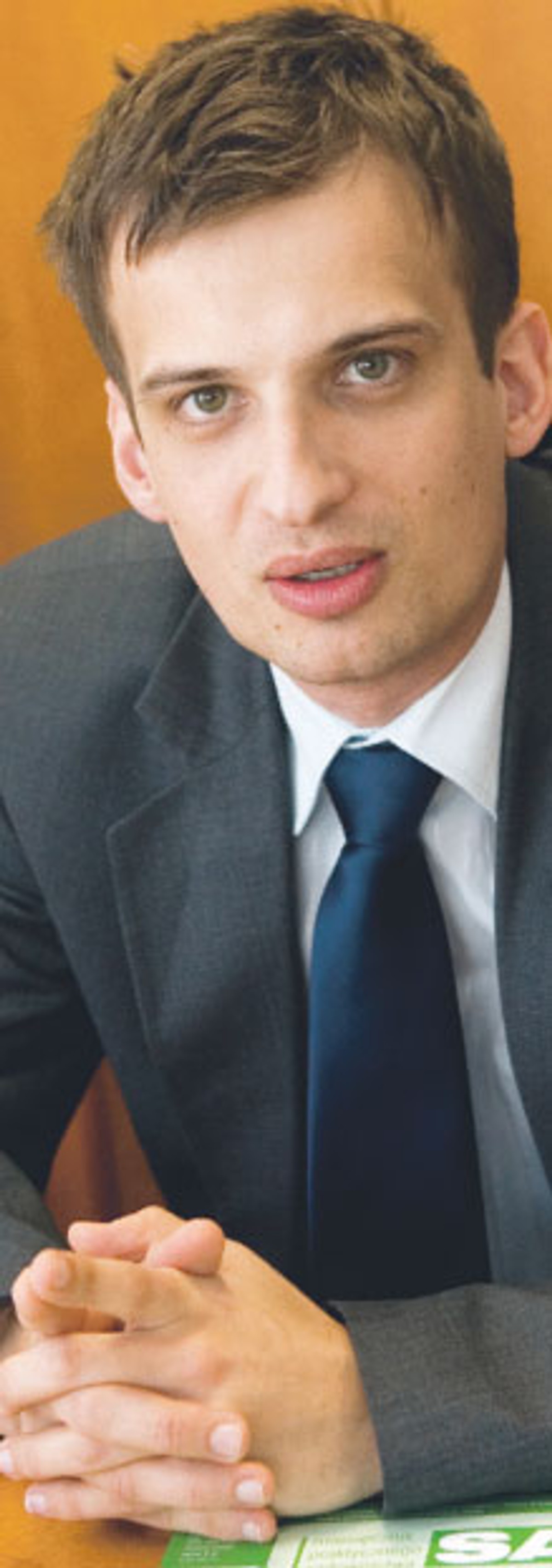 Dawidem Galusem Fot. Wojciech Górski