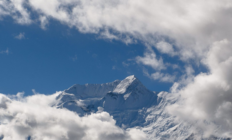 Himalaje - najwyższe i najgroźniejsze góry świata. Tutaj szczyt Annapurna.