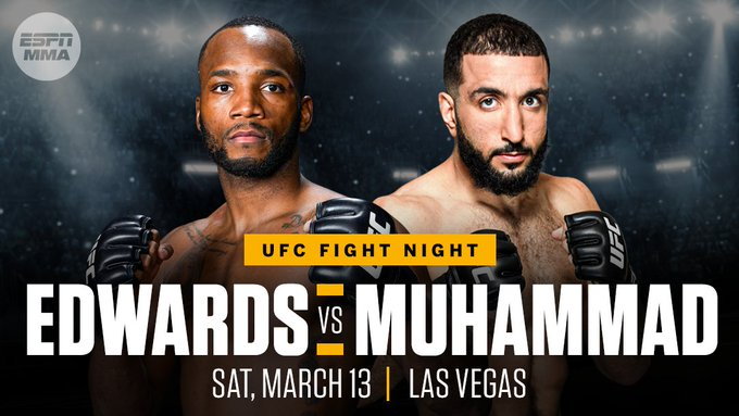 Belal Muhammad nowym rywalem Leona Edwardsa na UFC Vegas 21