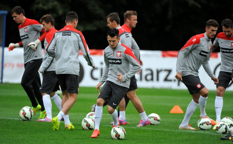 Polscy piłkarze szykują się do meczu z Gibraltarem