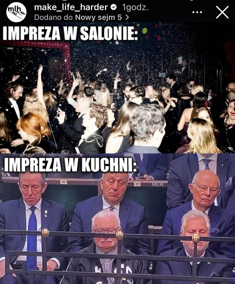 Mem o posiedzeniu Sejmu