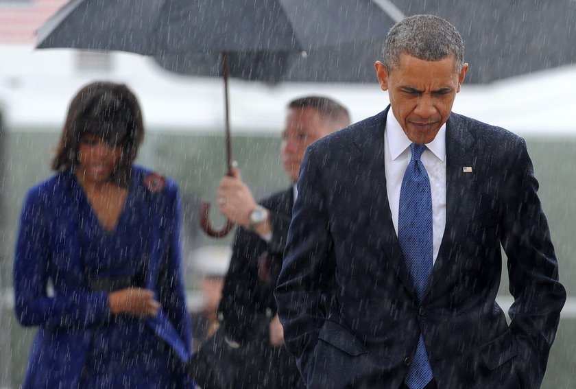 Barack Obama na mszy ku czci ofiar wybuchów