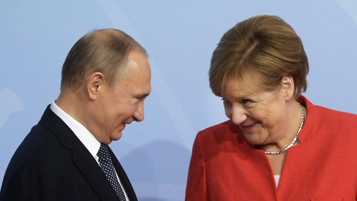 Angela Merkel Władimir Putin