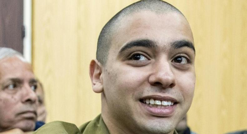Israeli soldier Elor Azaria was sentenced to 18 months in jail by a military court in Tel Aviv, on February 21, 2017